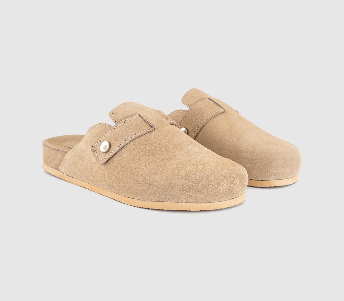 OFFICEFawn Slip On ClogsTaupe Suede