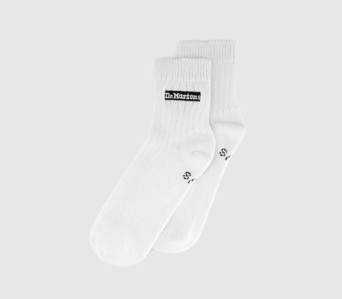 Dr. MartensMid Crew SocksWhite