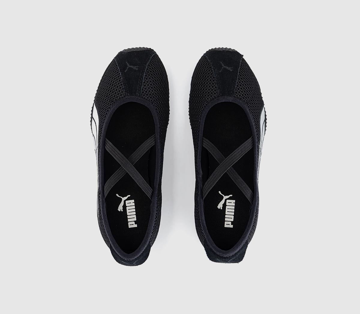 PUMAH Street Ballet ShoesBlack Silver