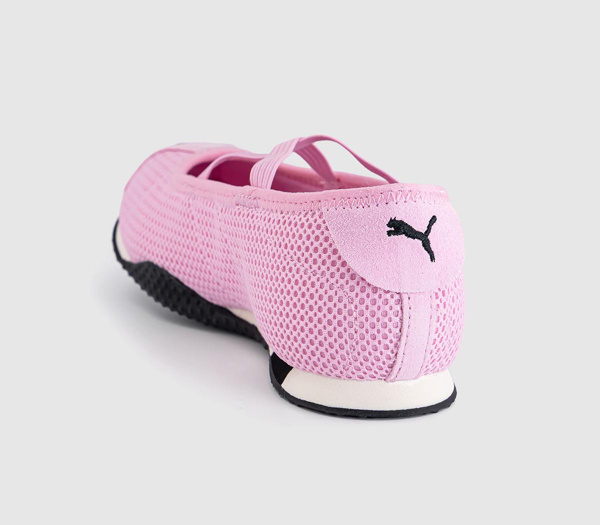 PUMAH Street Ballet ShoesPink Shimmer Silver