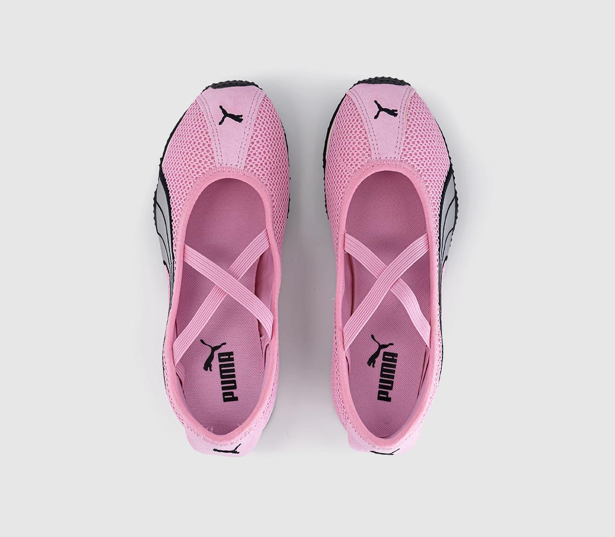 PUMAH Street Ballet ShoesPink Shimmer Silver