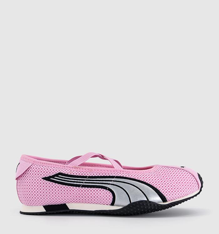 PUMA H Street Ballet Shoes Pink Shimmer Silver