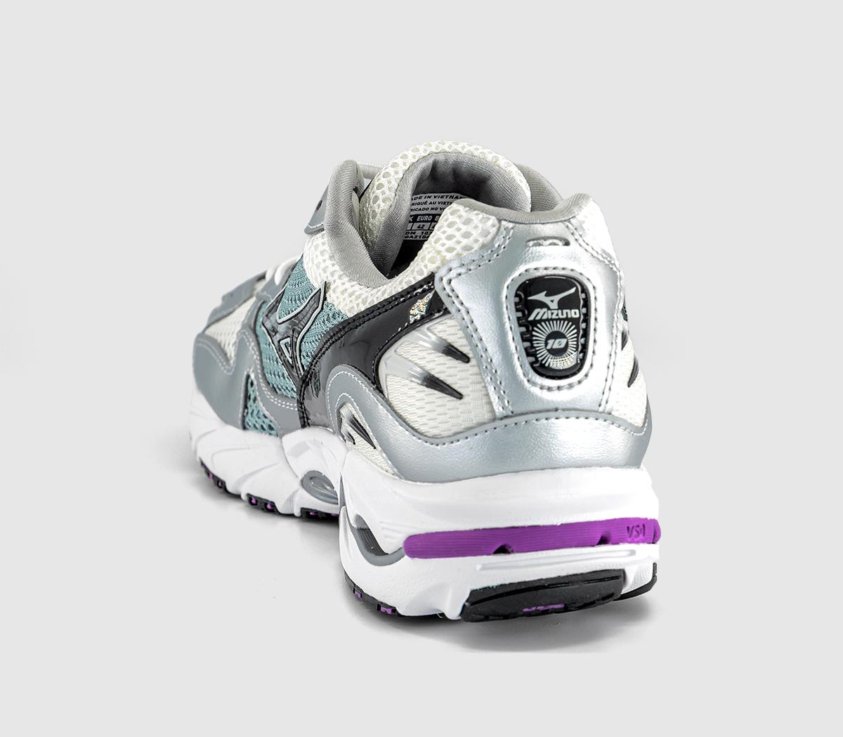 MizunoWave Rider 10 TrainersSnow White Black Slate