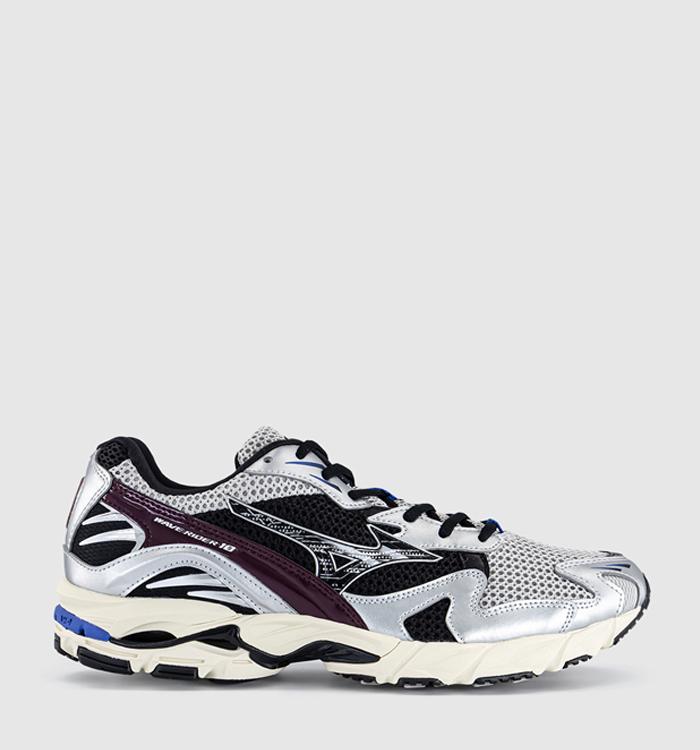 Mizuno Wave Rider 10 Trainers Harbor Mist Black Fig