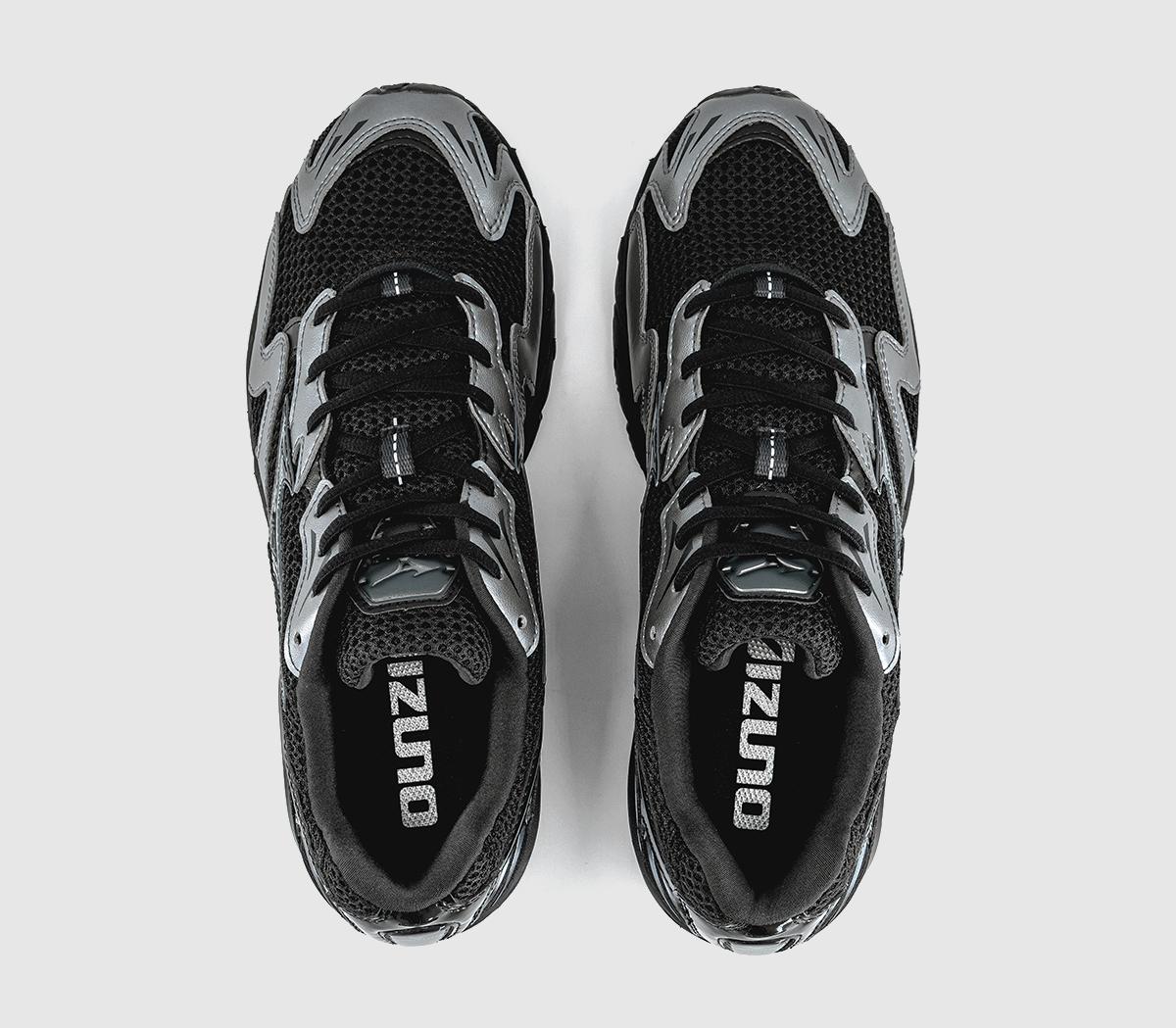 Mizuno Wave Rider 10 Trainers Black Black Sand Metallic Gray