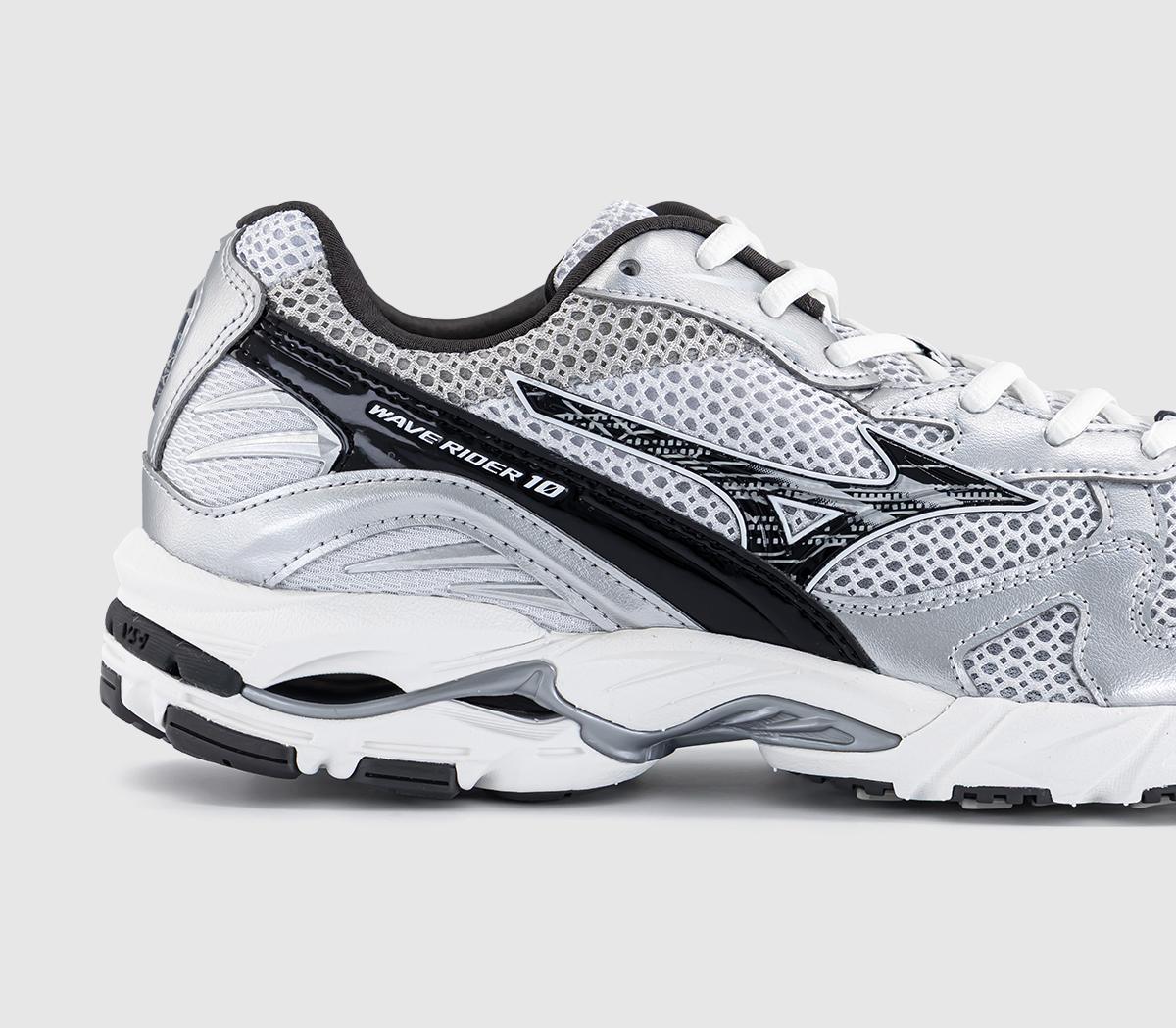MizunoWave Rider 10 TrainersCloudscape Black Sand Harbor Mist
