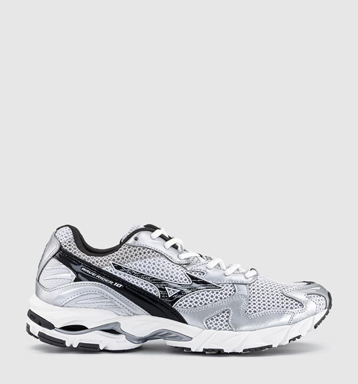 Mizuno Wave Rider 10 Trainers Cloudscape Black Sand Harbor Mist