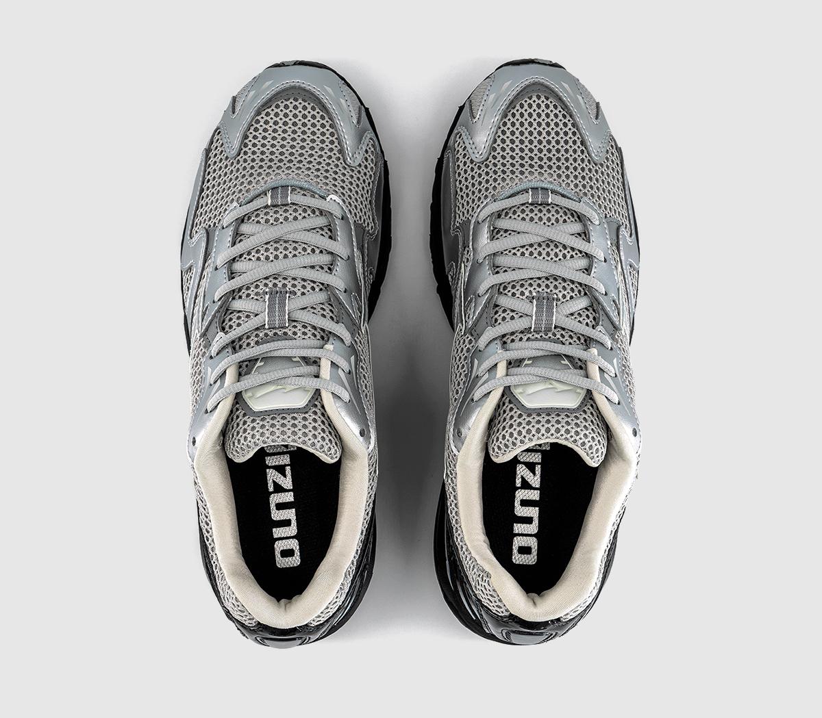 MizunoWave Rider 10 TrainersHarbor Mist Silver Black