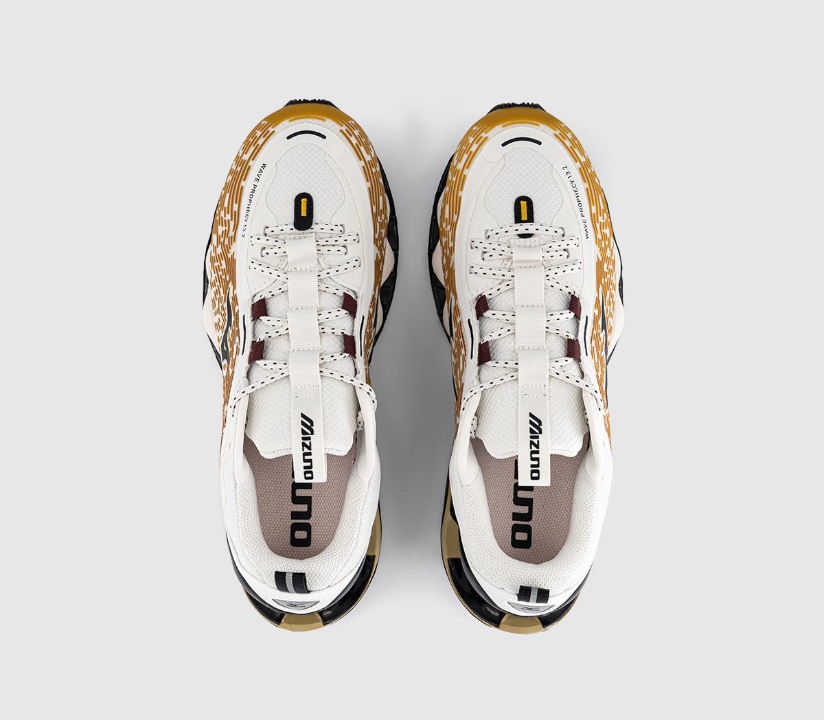MizunoWave Prophecy 13.2 TrainersHarvest Gold Black Snow White