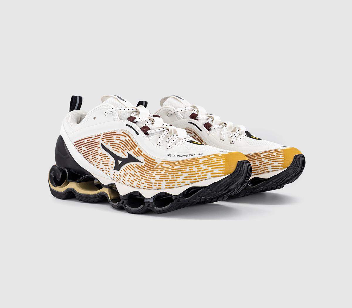 MizunoWave Prophecy 13.2 TrainersHarvest Gold Black Snow White