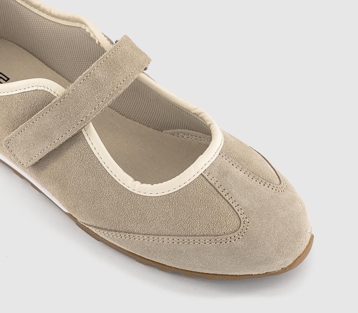OFFICETalent Mary Jane Ballerina SneakersTaupe Suede