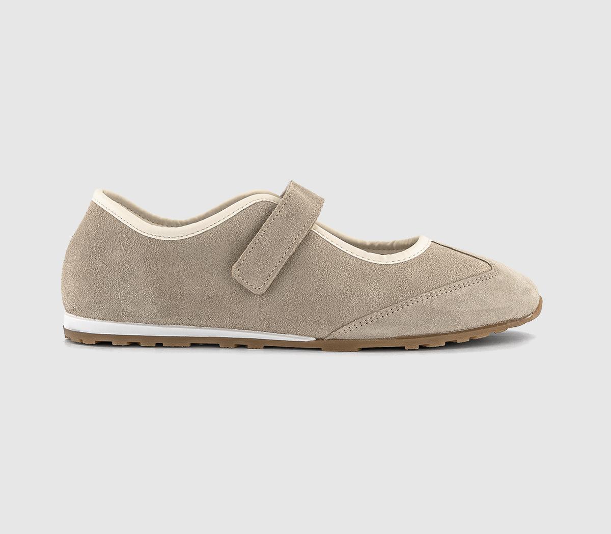 OFFICETalent Mary Jane Ballerina SneakersTaupe Suede