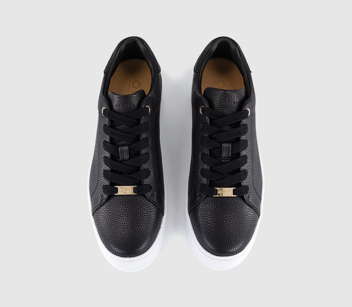 OFFICETedi Lace Up Platform TrainersBlack