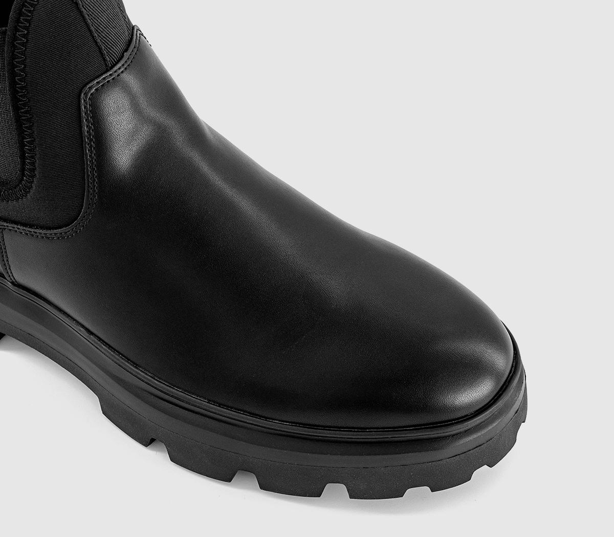 OFFICEBarrett Chunky Chelsea BootsBlack