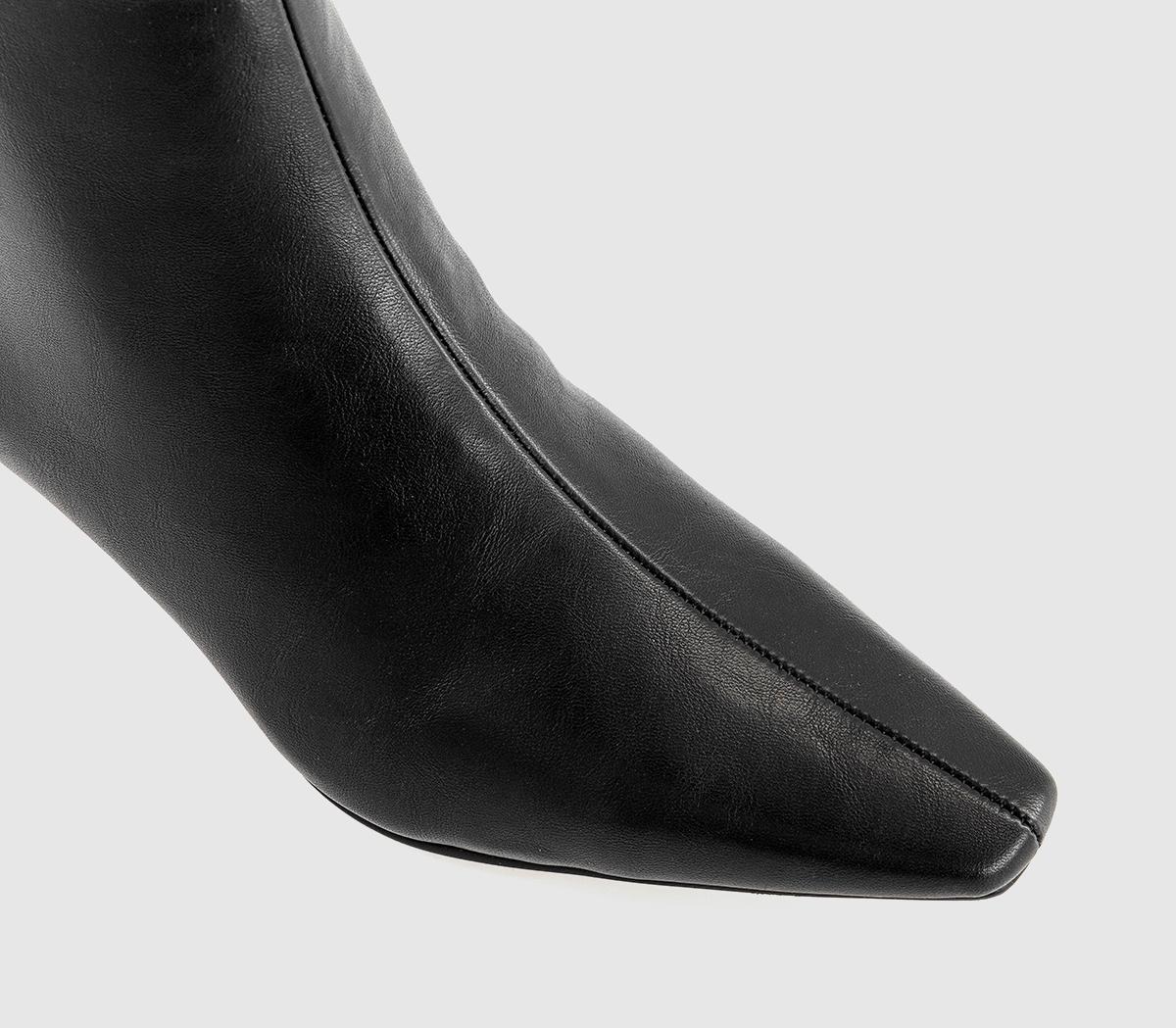 OFFICEAmelie Kitten Heel Ankle BootsBlack