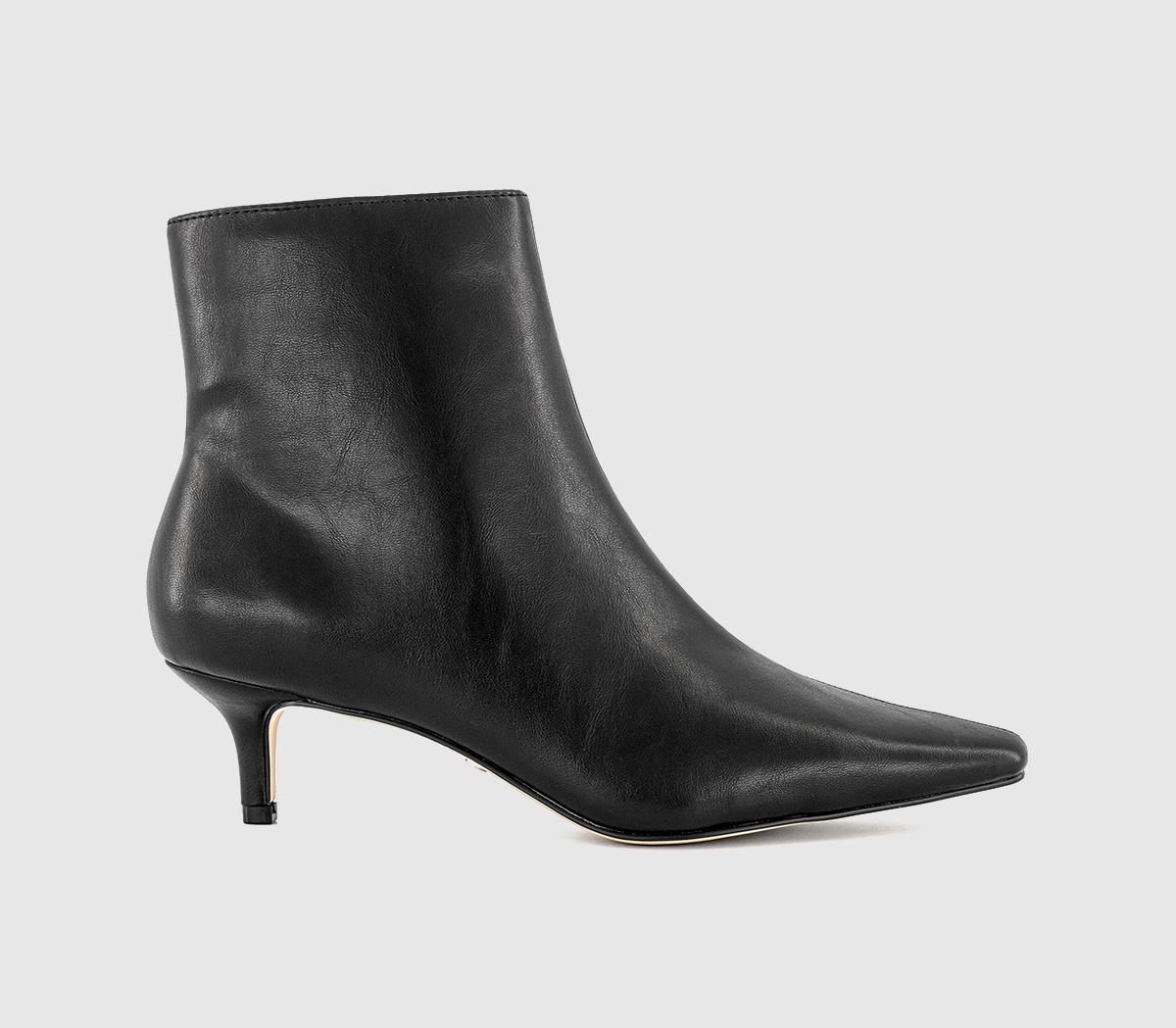 OFFICEAmelie Kitten Heel Ankle BootsBlack