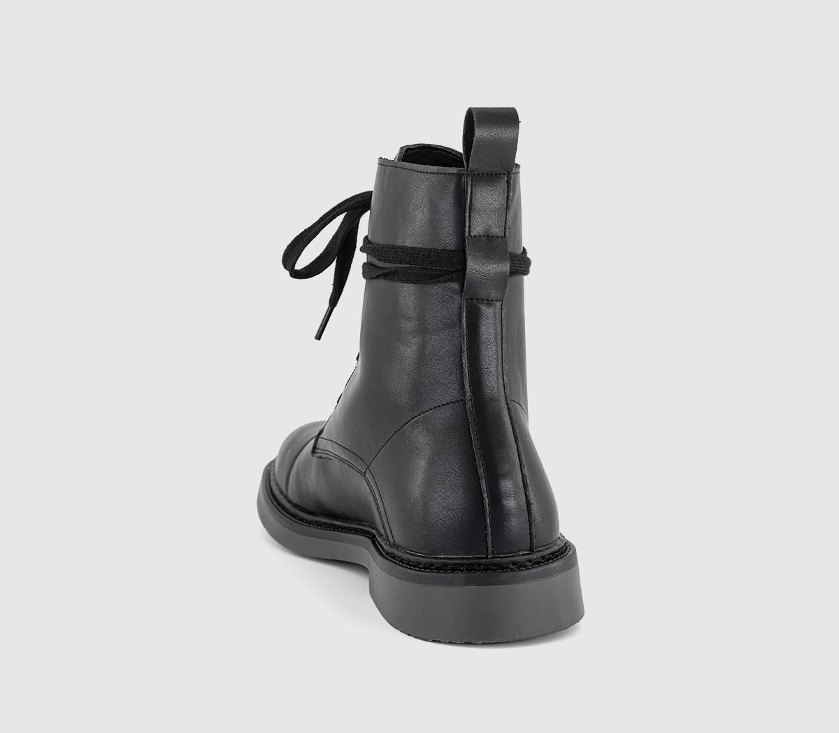 OFFICEBenedict Toe Cap Lace BootsBlack
