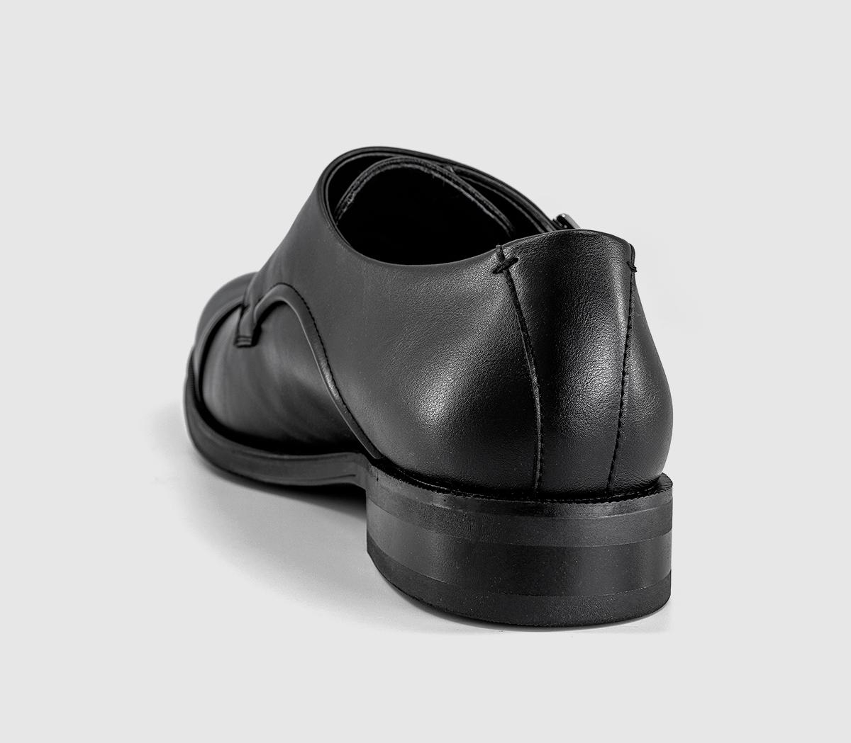 OFFICEMoseley Double Monk Strap ShoesNew Black