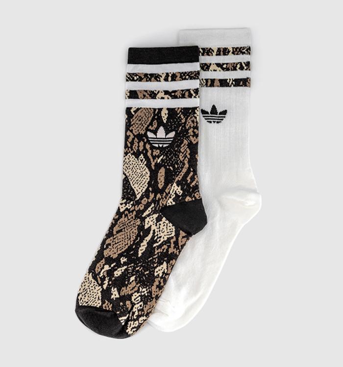adidas Crew Socks 2 Pairs Snake