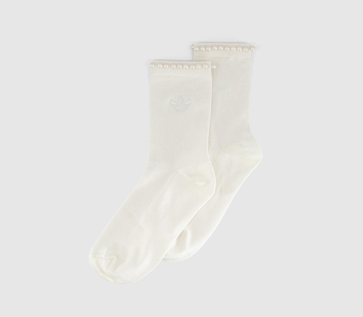 adidasCrew Socks 1 PairOff White Pearl