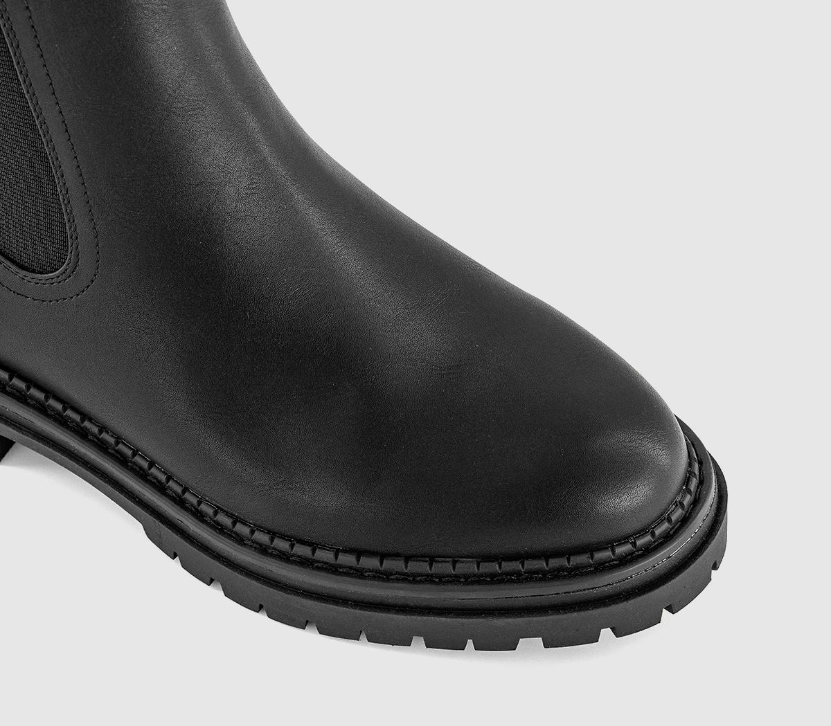OFFICEAuburn Chunky Chelsea Ankle BootsBlack