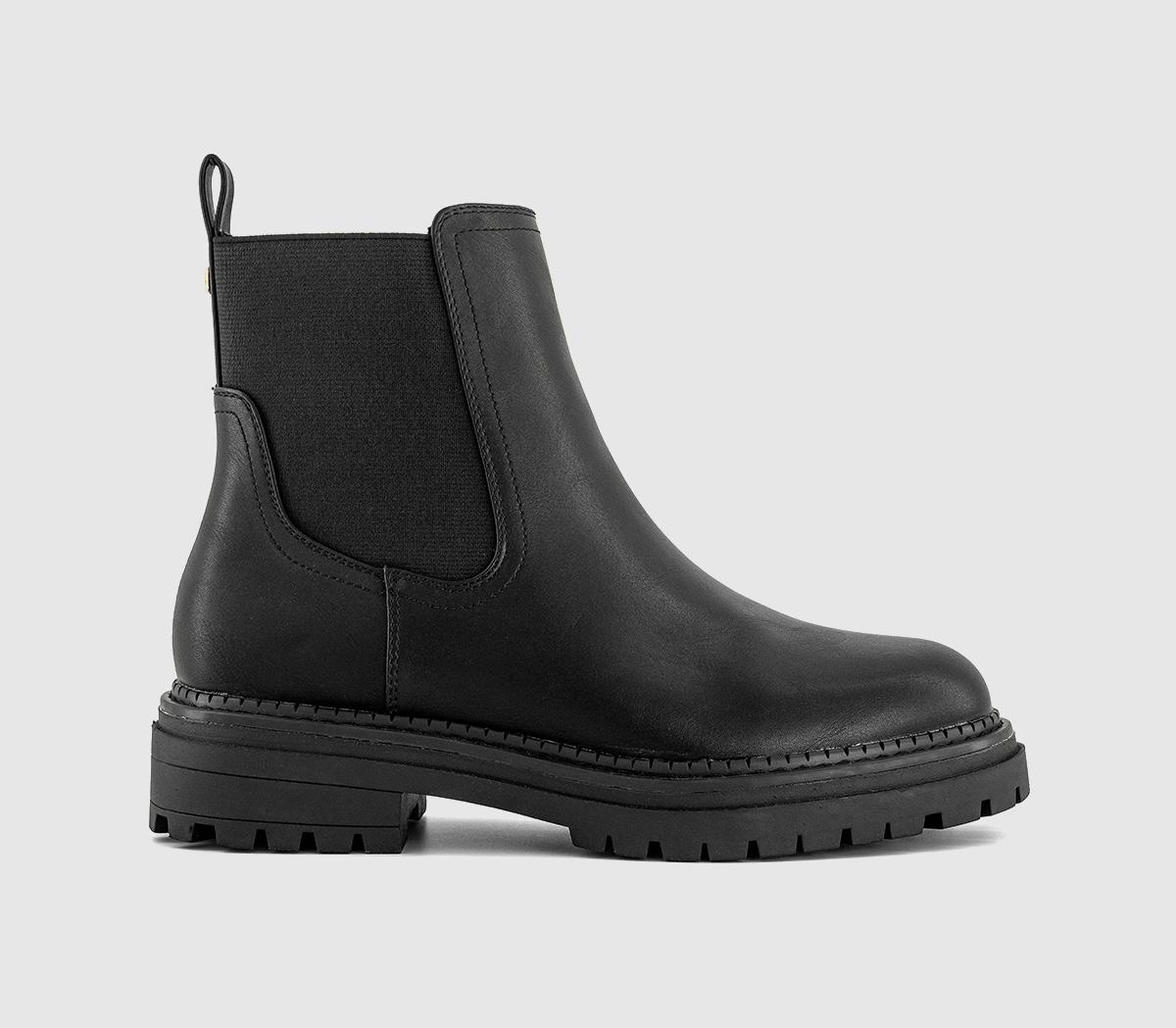 OFFICEAuburn Chunky Chelsea Ankle BootsBlack