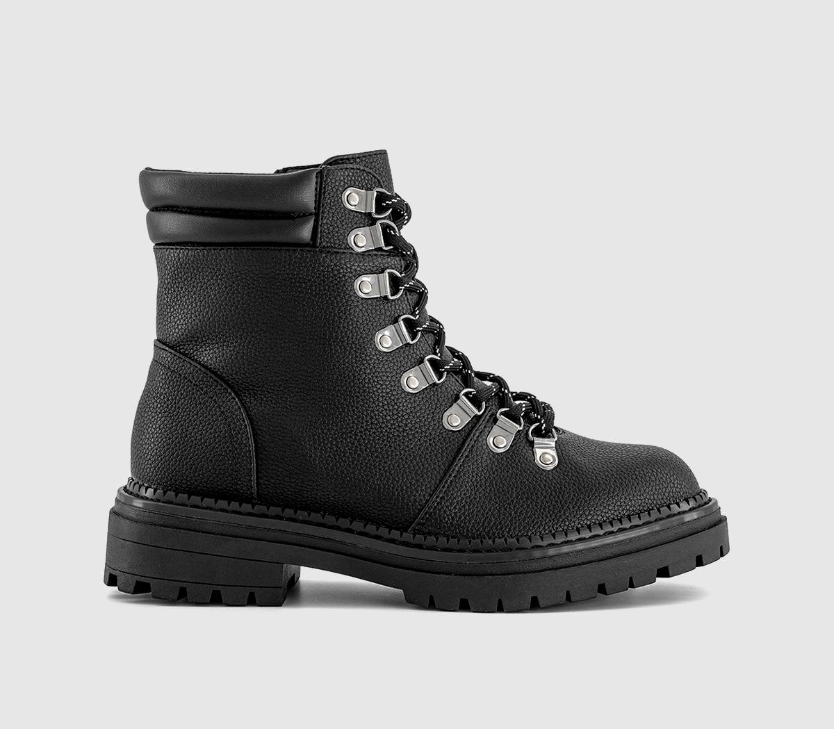 OFFICEAmhurst Lace Up Hiker Ankle BootsBlack
