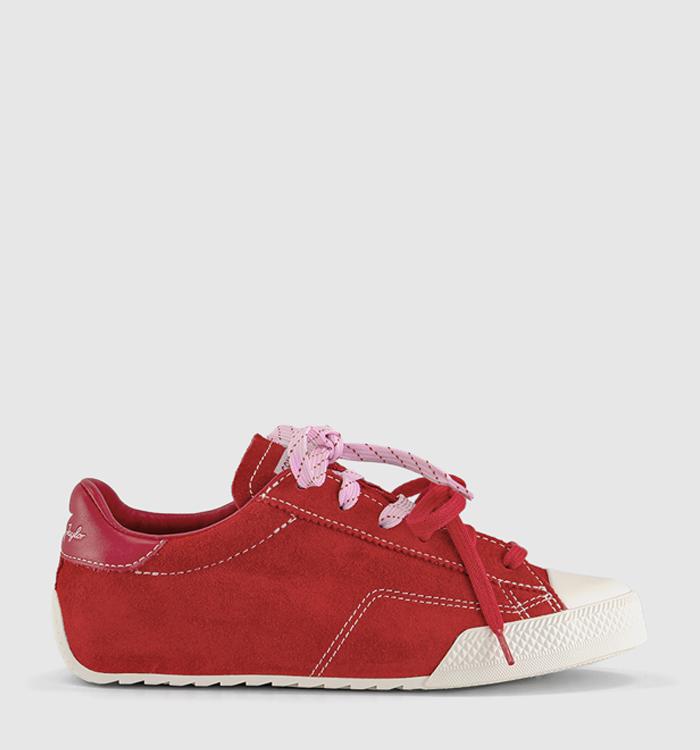 Converse Chuck Lo Pro Trainers Red New Found Bloom Egret