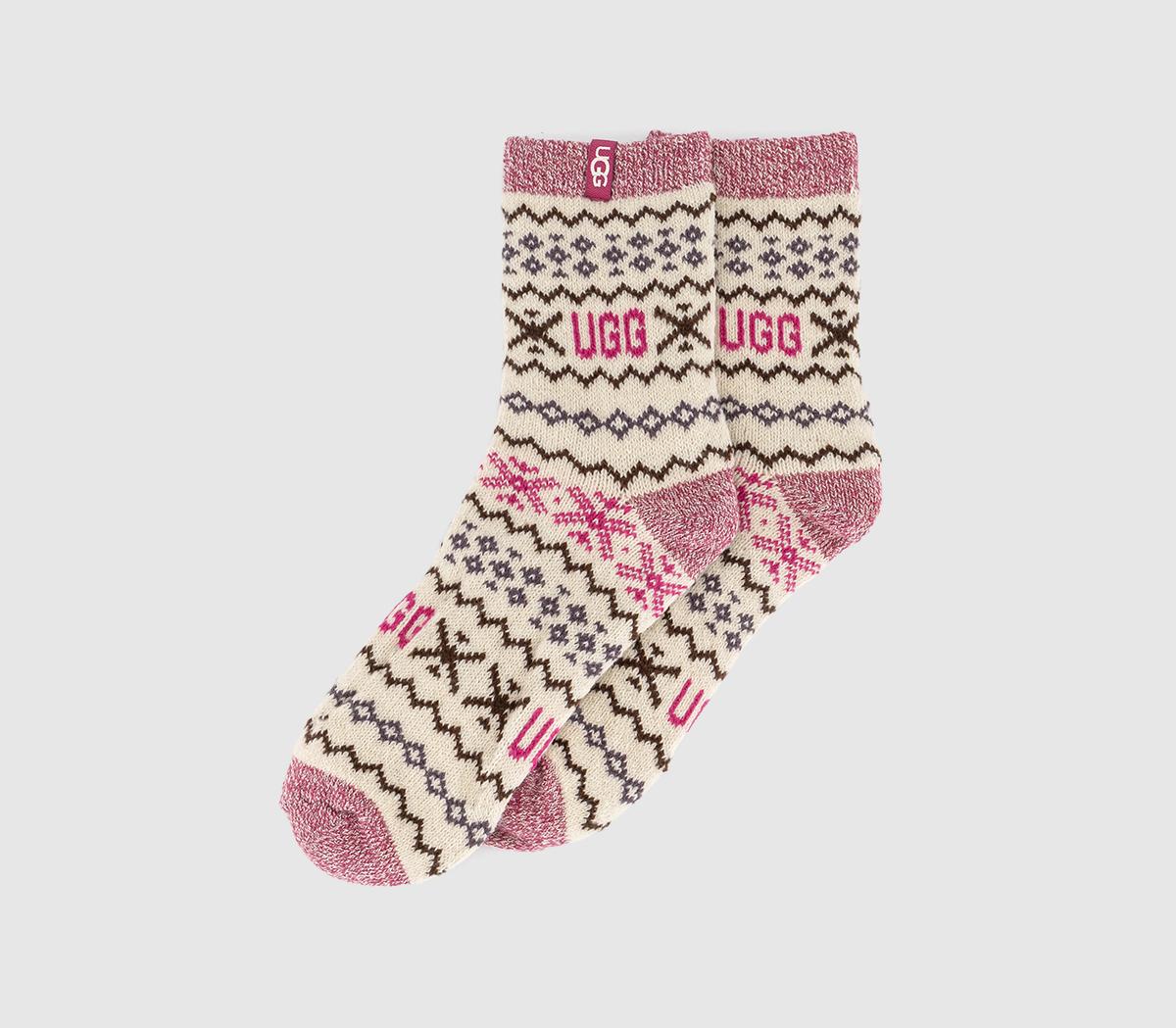 UGGCressida SocksPink Cream