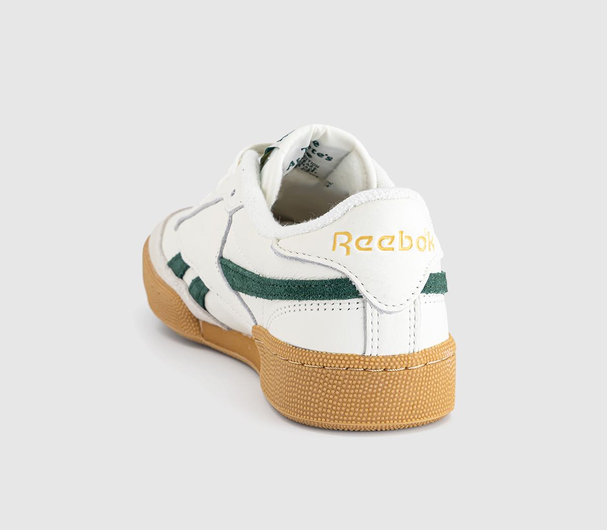 ReebokClub C Revenge TrainersChalk Dark Green Gum