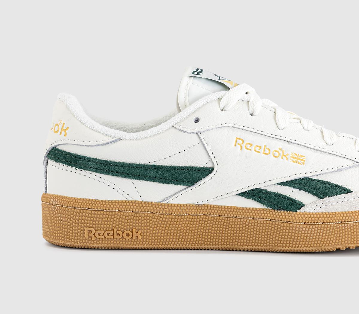 ReebokClub C Revenge TrainersChalk Dark Green Gum