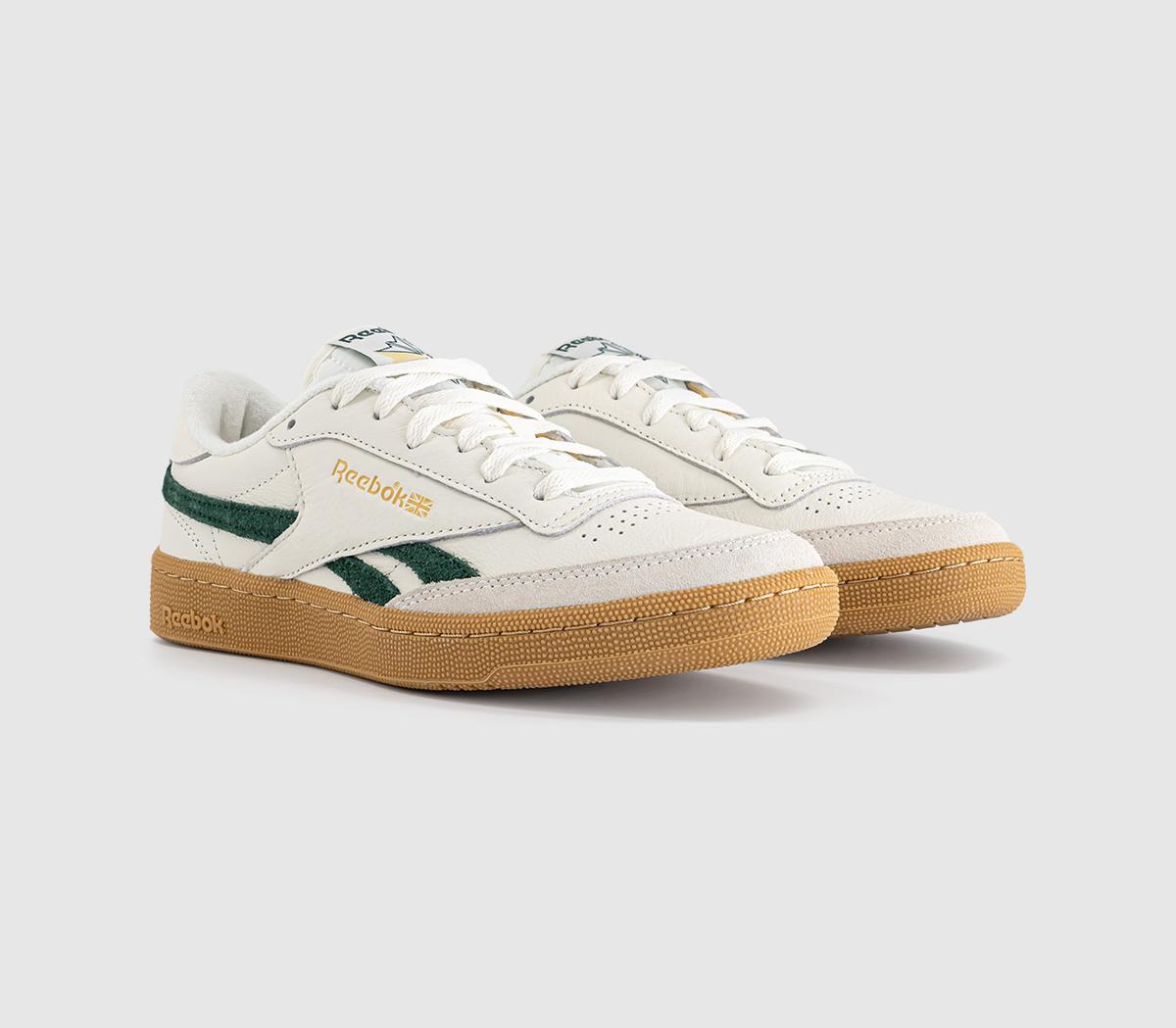 ReebokClub C Revenge TrainersChalk Dark Green Gum
