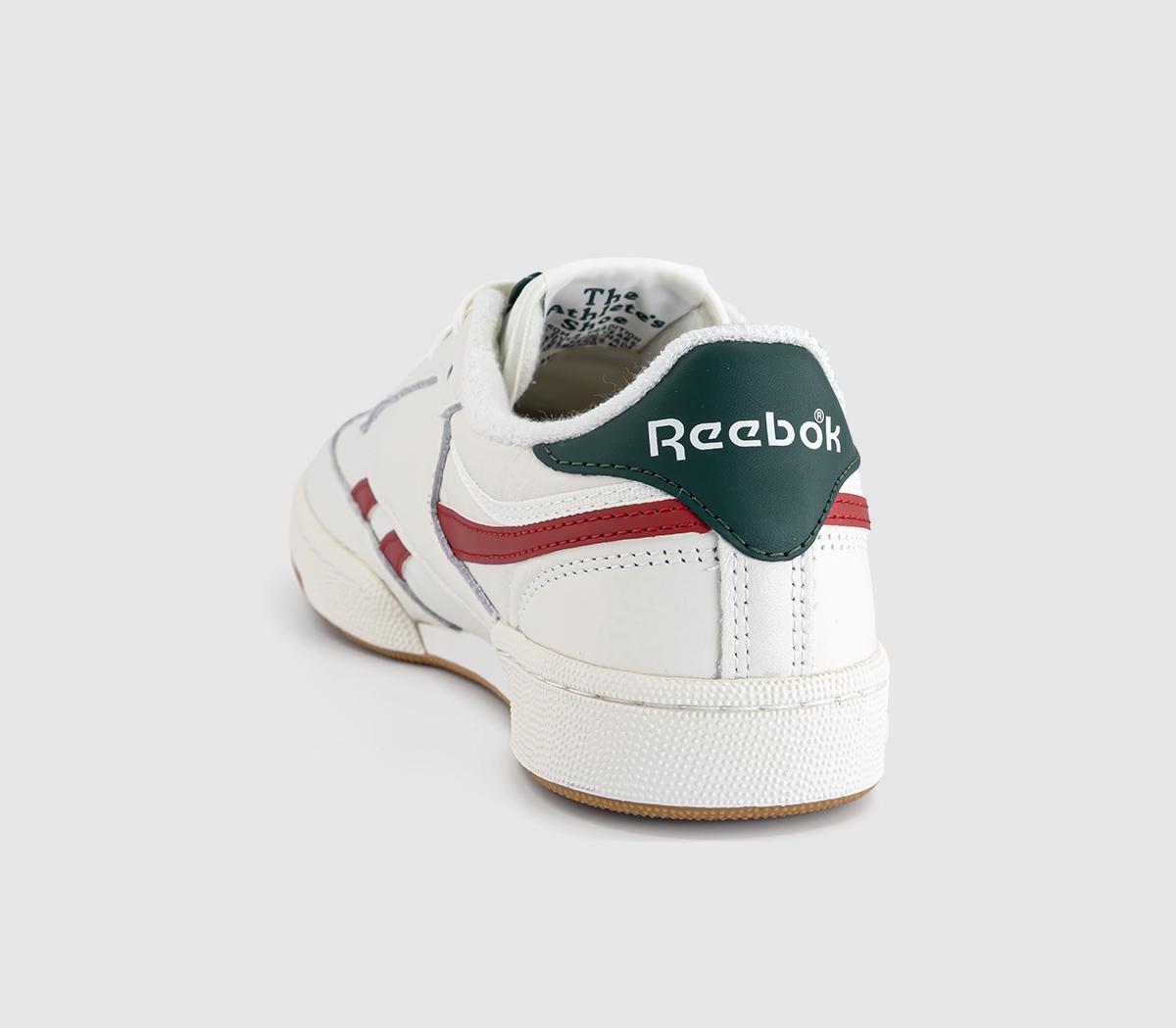 ReebokClub C Revenge TrainersWhite Red Green