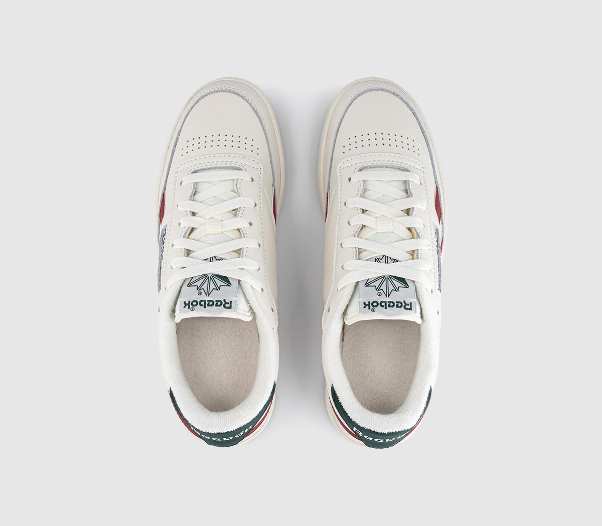 ReebokClub C Revenge TrainersWhite Red Green