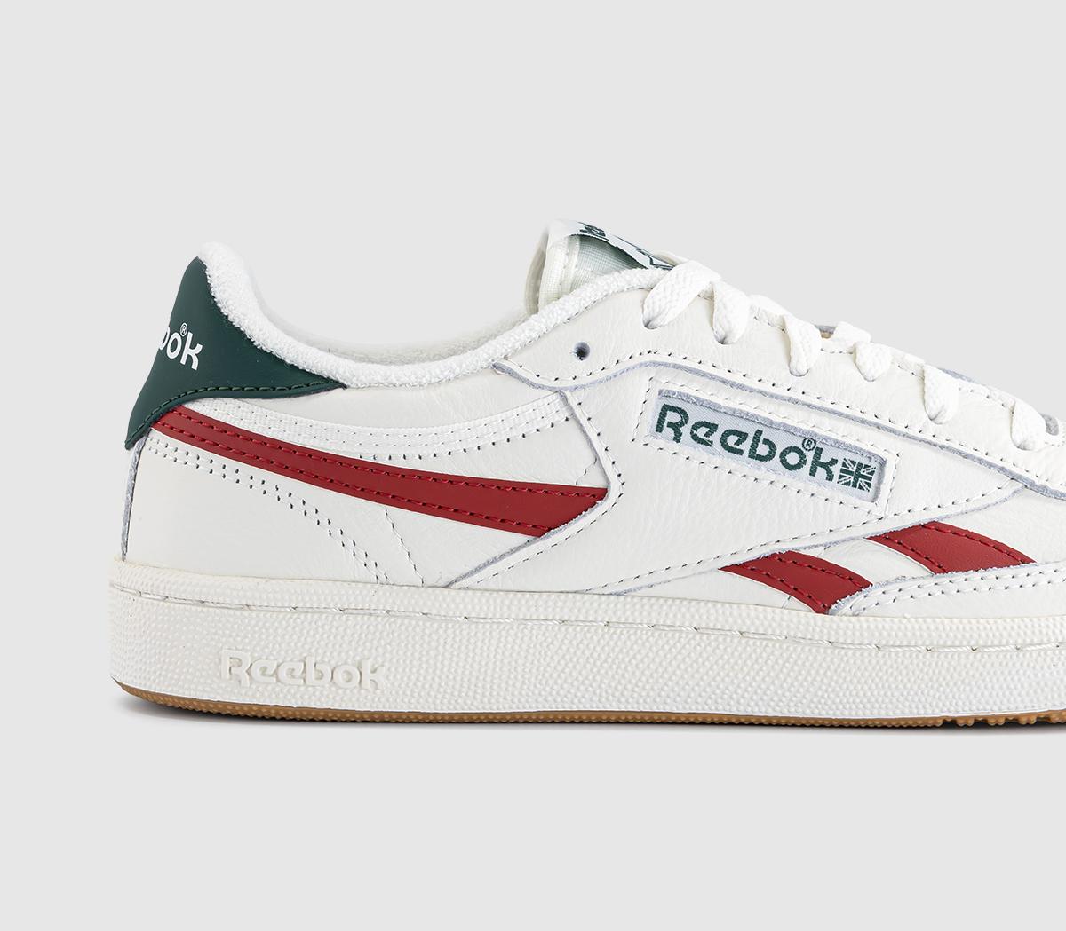 ReebokClub C Revenge TrainersWhite Red Green