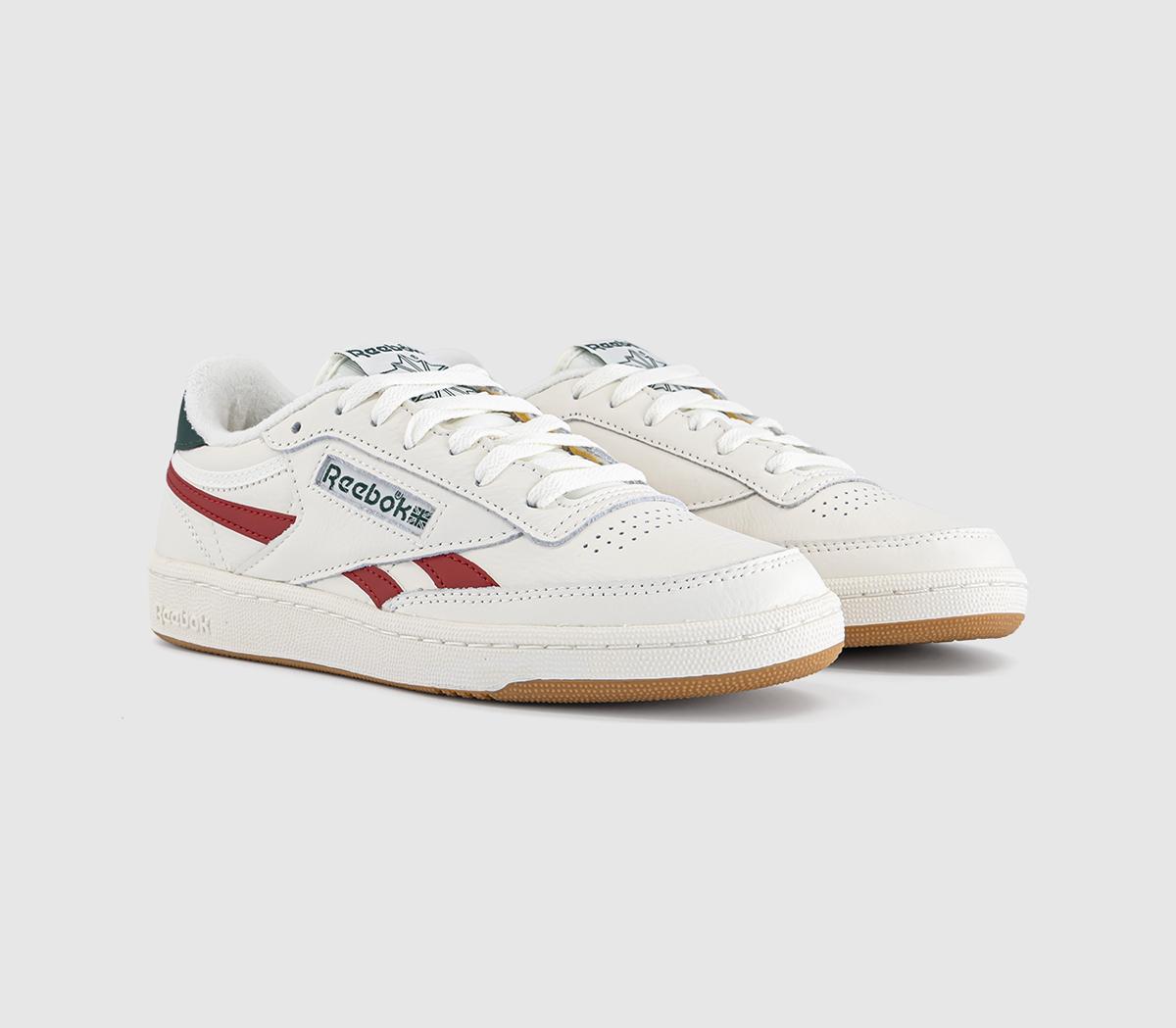 ReebokClub C Revenge TrainersWhite Red Green