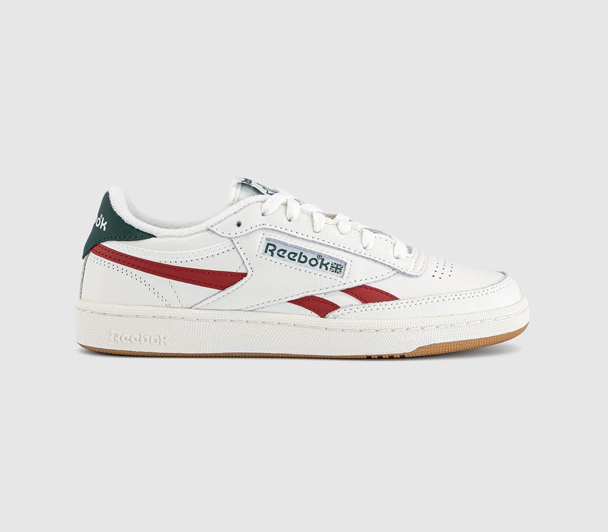 ReebokClub C Revenge TrainersWhite Red Green