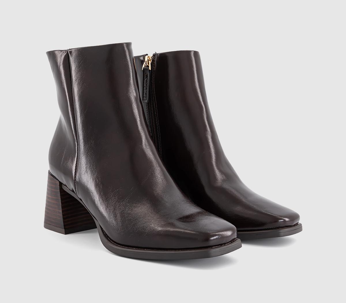 OFFICEAttire Smart Block HeelsBurgundy