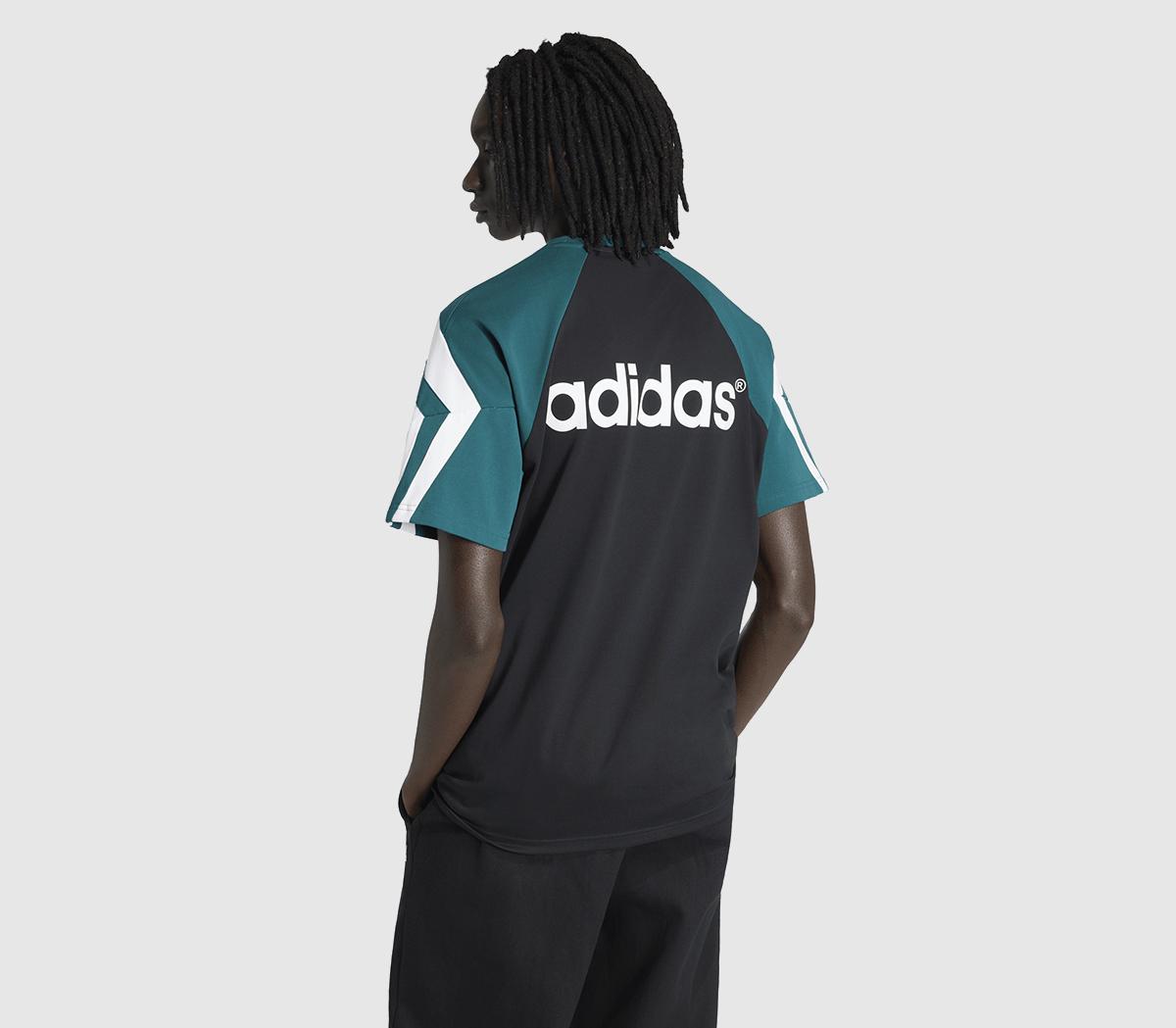 adidasLFC Tee 95Black Rich Green