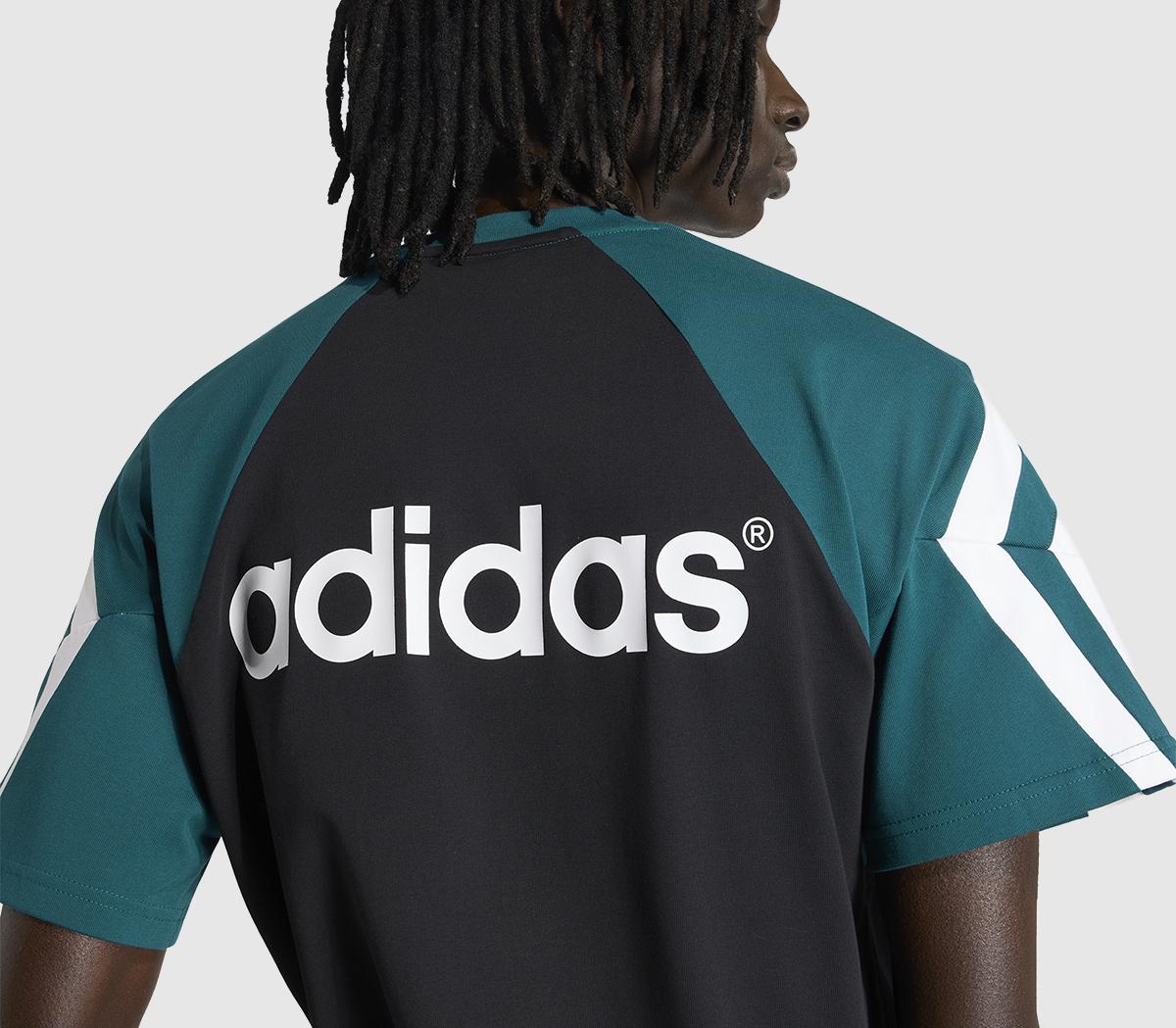 adidasLFC Tee 95Black Rich Green