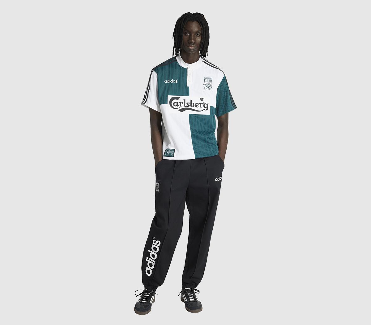 adidasLFC Away Jersey 95White Rich Green