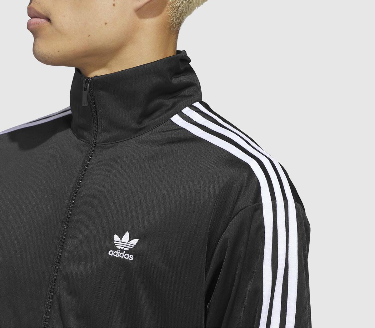 adidas Firebird Track Top Mens Black White - Gift Guide