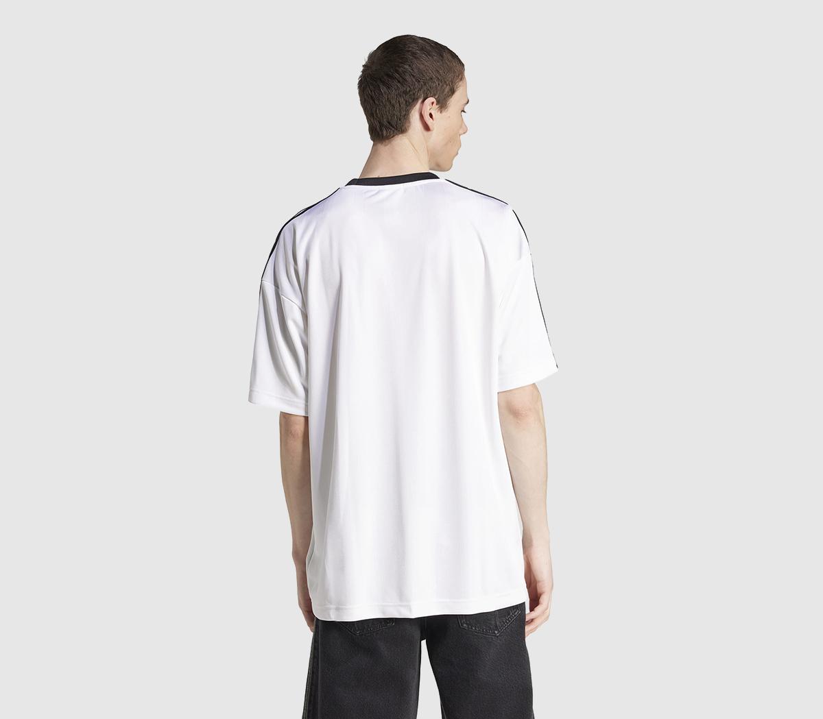 adidasJacquard Jersey MensWhite Black