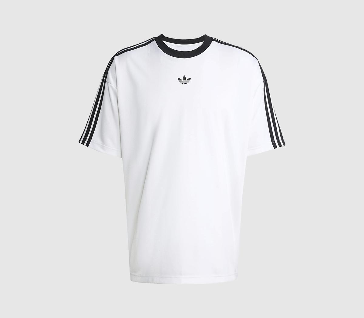 adidasJacquard Jersey MensWhite Black