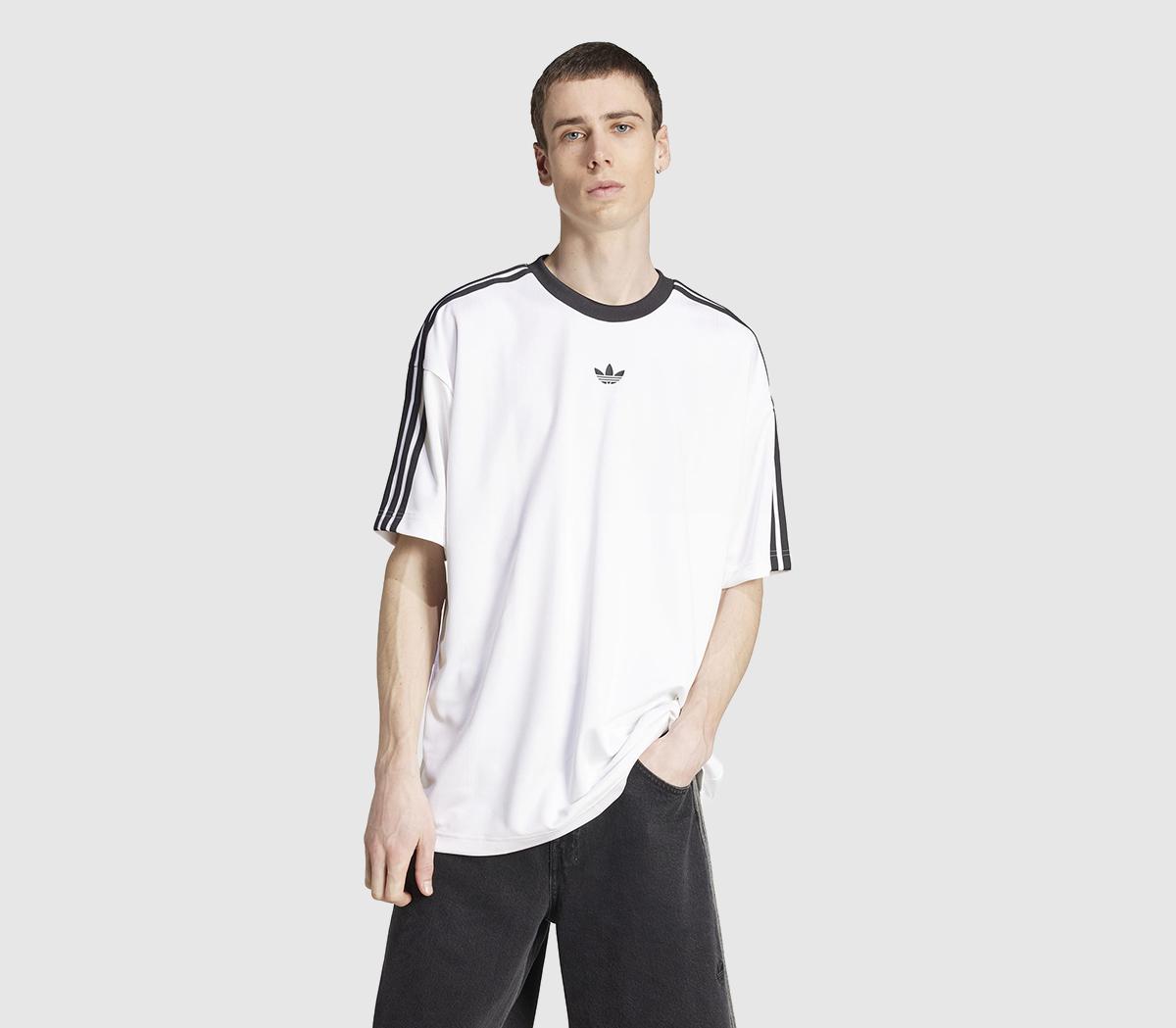 adidasJacquard Jersey MensWhite Black