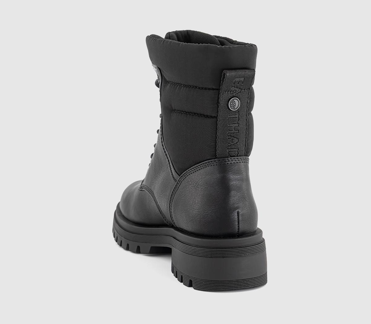 EARTHADDICTEarth Addict Bluebell Chunky Lace Up Ankle BootsBlack