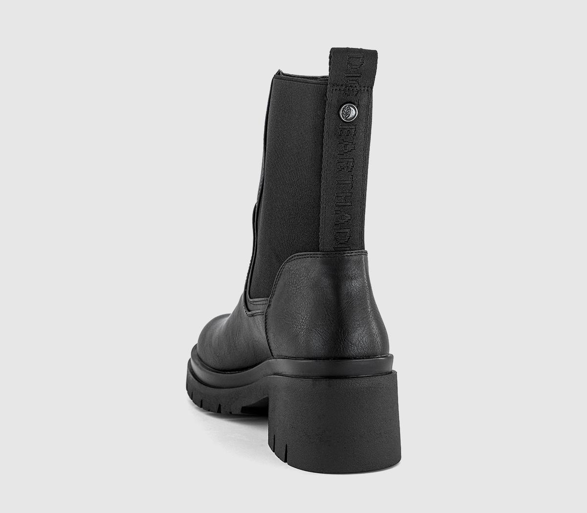 EARTHADDICTEarth Addict Violet Platform Elastic BootsBlack