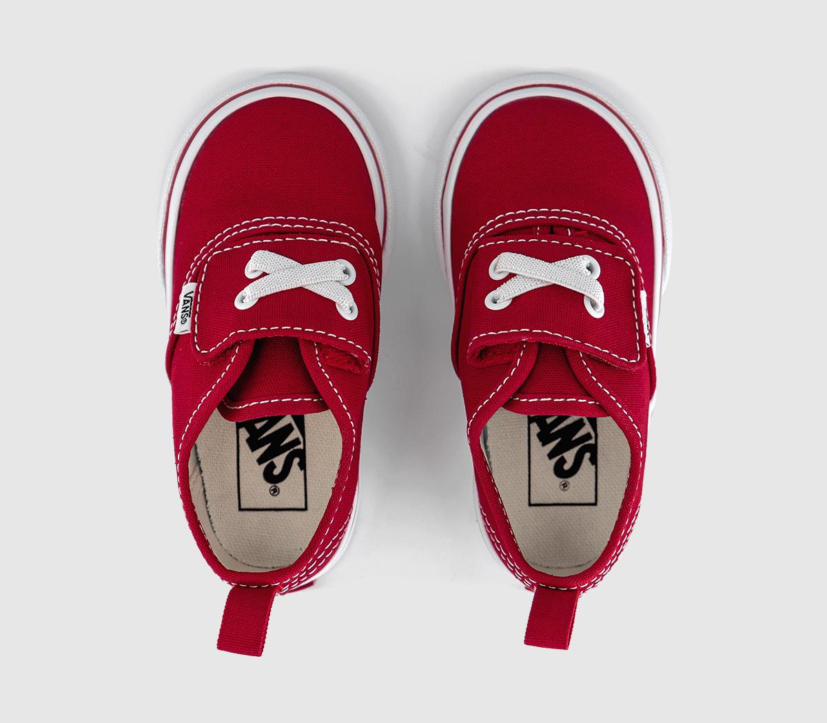 VansAuthentic Elastic V Toddler TrainersRed