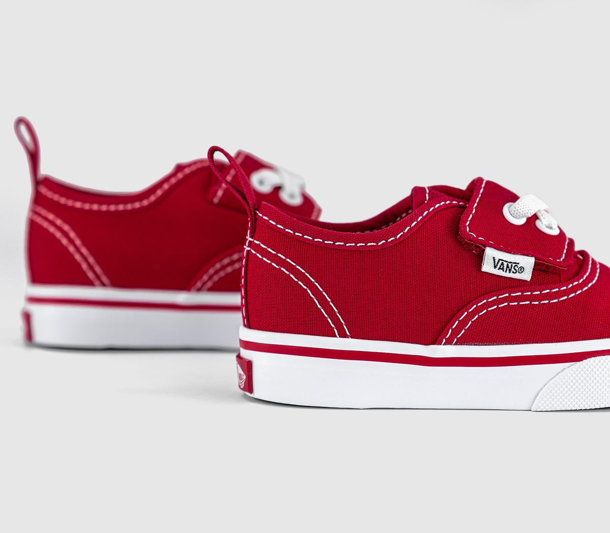 VansAuthentic Elastic V Toddler TrainersRed