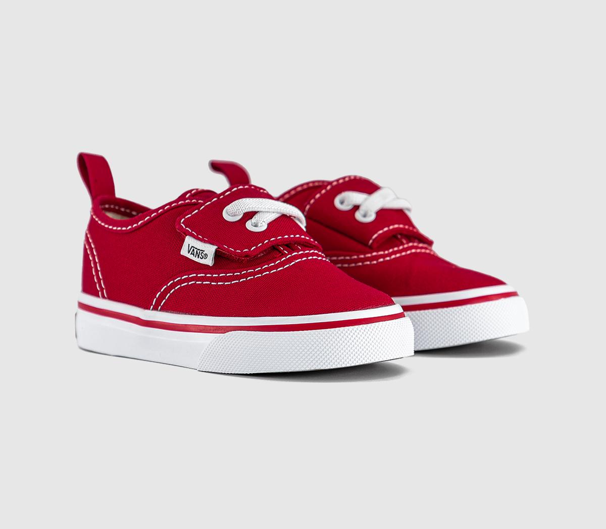 VansAuthentic Elastic V Toddler TrainersRed